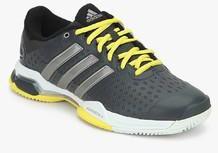 Adidas Barricade Team 4 Grey Tennis Shoes men
