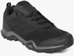Adidas Black Leather Regular Trekking Shoes men