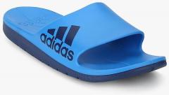 Adidas Blue slider Flip Flops men