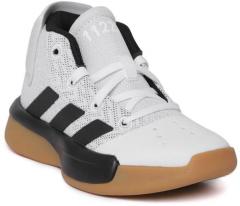 ADIDAS Boys White Pro Advesary 2019 Basketball Shoes