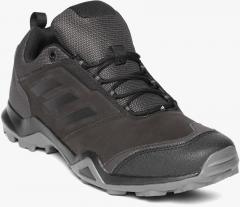 Adidas Brown Leather Regular Trekking Shoes men