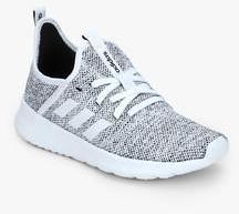 Adidas Cloudfoam Pure White Running Shoes women