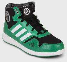 Adidas Dy Avengers Mid K Black Basketball Shoes boys