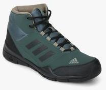 Adidas Glissade Mid Green Outdoor Shoes men