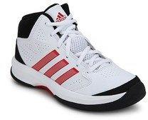 Adidas Isolation K White Basketball Shoes boys