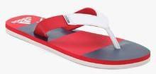 Adidas Jaso Stripe Red Flip Flops men