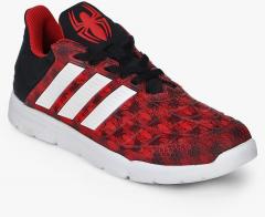 Adidas Marvel Spider Man K Red Running Shoes girls