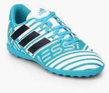 Adidas Nemeziz Messi 17.4 Tf J Aqua Blue Football Shoes boys