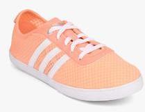 Adidas Neo Vs Qt Vulc Sea Orange Sporty Sneakers women