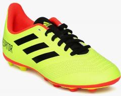 Adidas Neon Yellow Predator 18.4 FXG J Football Shoes boys