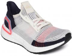 Adidas Off White & Navy Blue Ultraboost 19 Running Shoes women