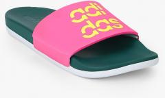 Adidas Pink slider slippers women