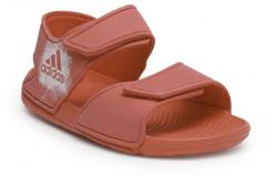 Adidas Pink Synthetic Floaters boys