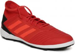 Adidas Red Mid Top Football Shoes men