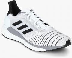 Adidas Solar Glide White Running Shoes men