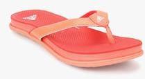 Adidas Supercloud Plus Thong Red Flip Flops women