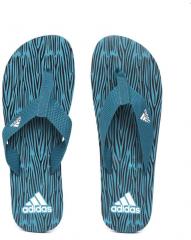 Adidas Teal Synthetic Thong Flip Flops men