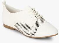 Aldo Olaya Off White Derby Lazer Cut Lifestyle Shoes women