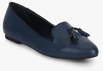 Allen Solly Navy Blue Tassel Belly Shoes women
