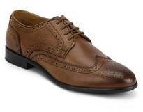 Allen Solly Tan Brogue Formal Shoes men
