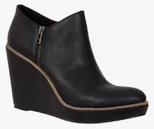 Aq Ankle Length Black Boots women