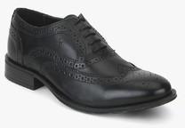 Arrow Cloey Black Brogue Formal Shoes men