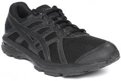 Asics Black Synthetic Regular Running Shoes men