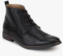 Bata Qdhani Black Boots Shoes men