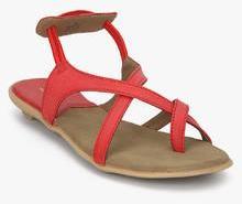 Bata Westwood Sandal Red Sandals women