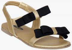 Beanz Gold Sandals girls
