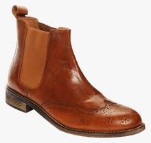 Bruno Manetti Tan Mid Ankle Boots men
