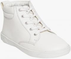 Bruno Manetti White Mid Top Sneakers girls
