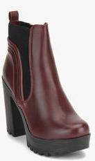 Call It Spring Maroon Boots women
