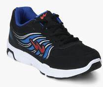 Campus Black Running Shoes boys