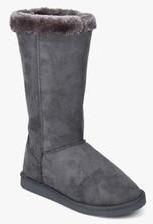 Carlton London Grey Uggs Ankle Length Boots women