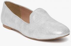 Carlton London Silver Toned Flat Shoes women