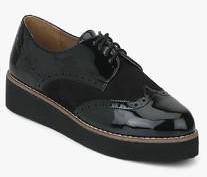 Catwalk Black Brogue Lifestyle Shoes women