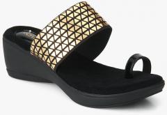 Catwalk Gold Solid Sandals women