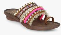 Catwalk Multicoloured Embellished Sandals women