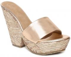 Catwalk Rose Gold Synthetic Sandals women
