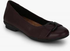 Clarks Burgundy Belly Shoes women