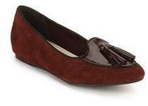 Clarks Coral Creek Maroon Belly Shoes women