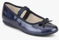 Clarks Dance Shine Navy Blue Belly Shoes girls