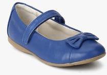 Clarks Danceharper Blue Mary Jane Bow Belly Shoes girls