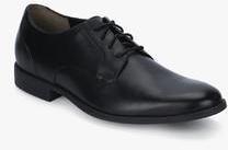 Clarks Garian Plain Black Derby Formal Shoes men