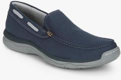 Clarks Marus Sail Navy Blue Loafers men