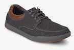Clarks Step Isle Lace Charcoal Grey Sneakers men