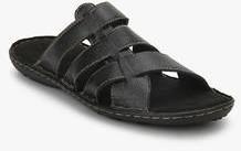 Code By Lifestyle Black Slippers men