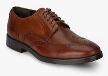 Cole Haan Jefferson Grand Tan Derby Brogue Formal Shoes men