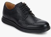 Cole Haan Original Grand Black Derby Brogue Lifestyle Shoes men
